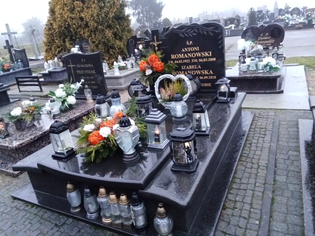 Grób ANTONI ROMANOWSKI