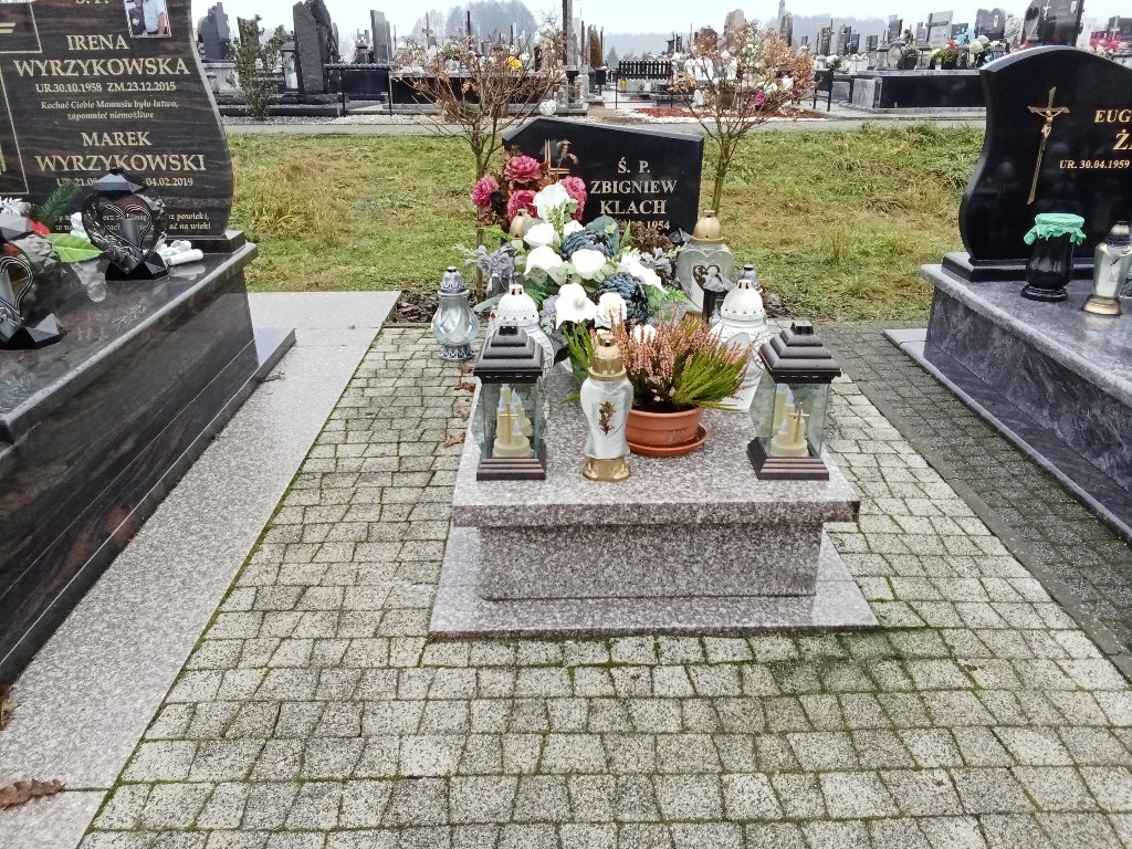 Grób Zbigniew Klach
