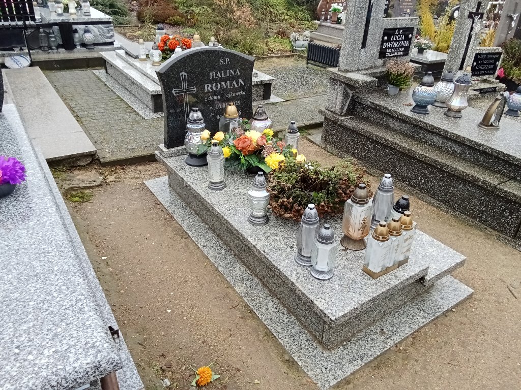 Grób HALINA ROMAN